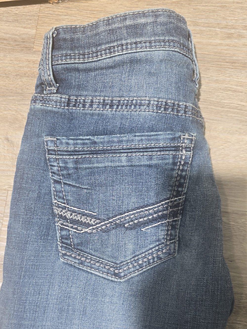 BKE Mens AIDEN Blue Flare Jeans 28X34 - Picture 4 of 8
